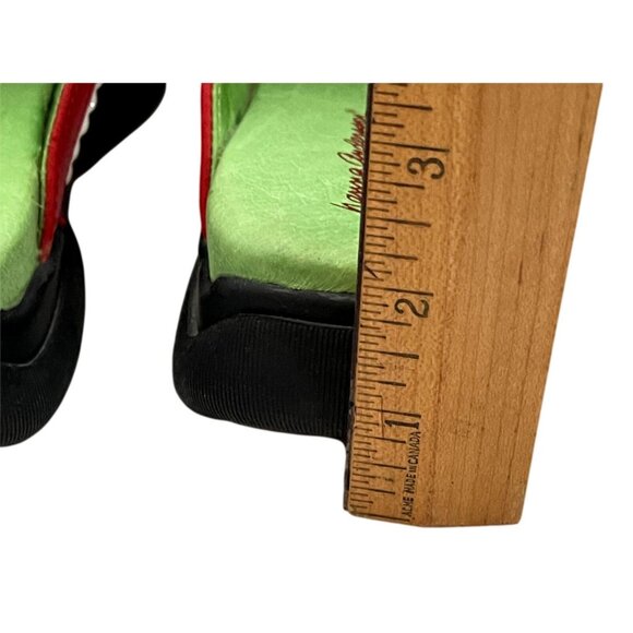 Hannah Anderson Girls Clogs Red Horse Size 36 EU 3.5Y USA Leather - Picture 6 of 10